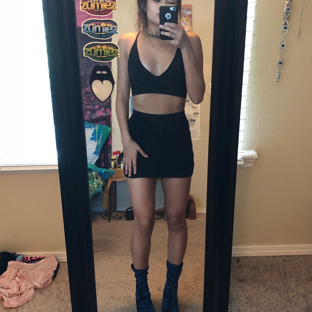 Ribbed Bodycon Skirt